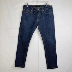 DSTLD Men's Skinny Dark Wash Jeans 33 X 32